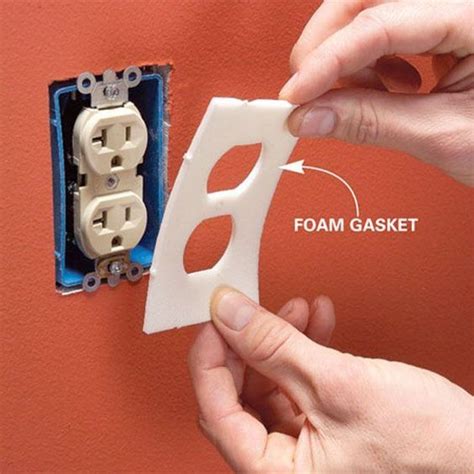 electrical outlet sealing box|electrical outlet sealing gasket.